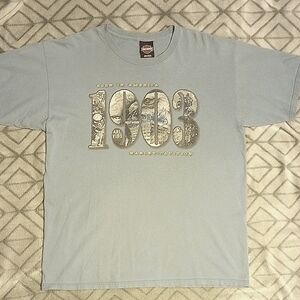 Harley-Davidson Blue Graphic T-Shirt